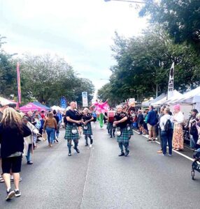 Bagpipes childers festival chitchat newspaper