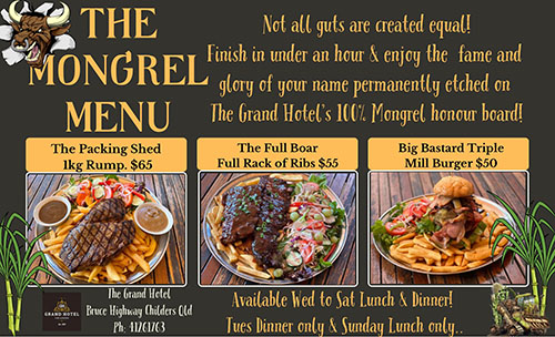 Grand Hotel Rump Challenge Childers chitchat newspaper