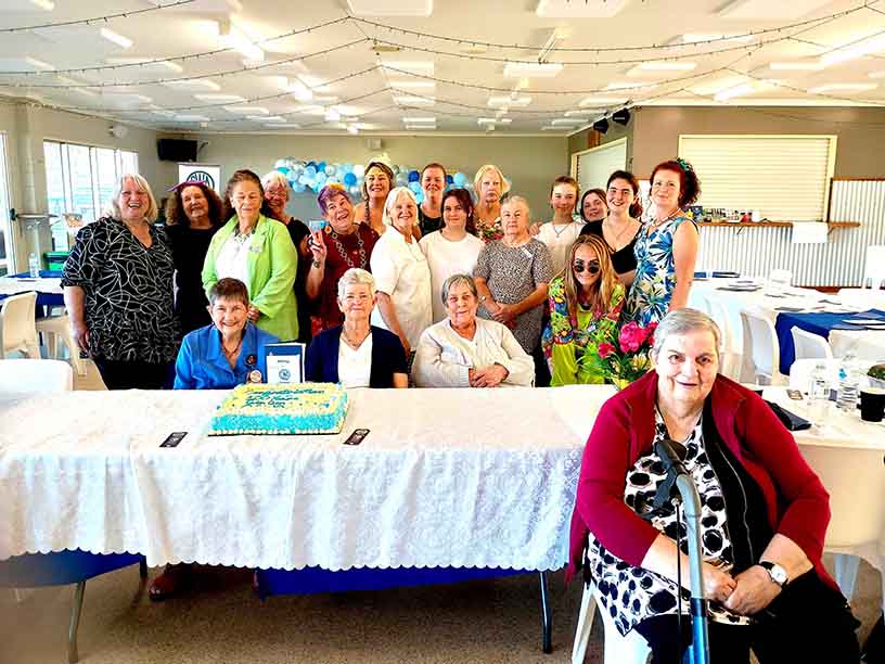 Gin Gin QCWA turns 100 chitchat newspaper