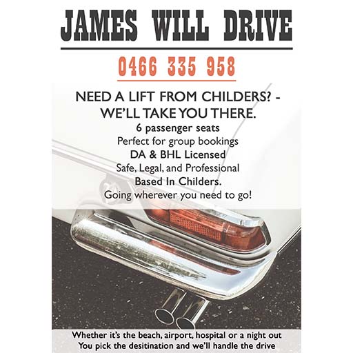 james will drive chitchat newspaper advertiser