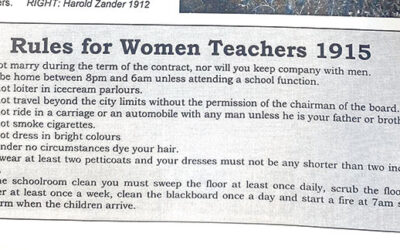 YOU THINK TEACHING IS HARD NOW? Try The 1900’s