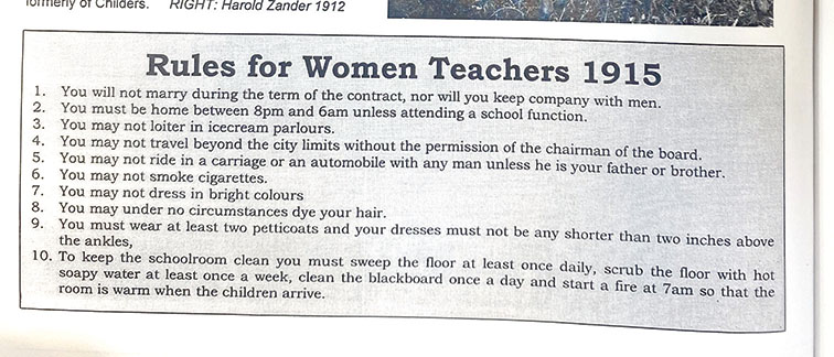 YOU THINK TEACHING IS HARD NOW? Try The 1900’s