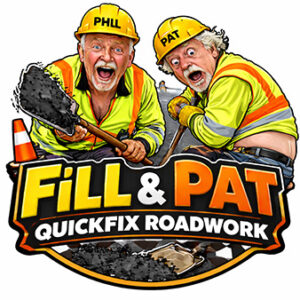Phil and Pat - Fill roadwork joke Chitchat Newspaper