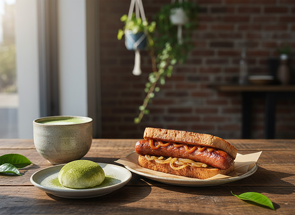 GOODBYE SAUSAGE SANGA, HELLO MATCHA MOCHI!