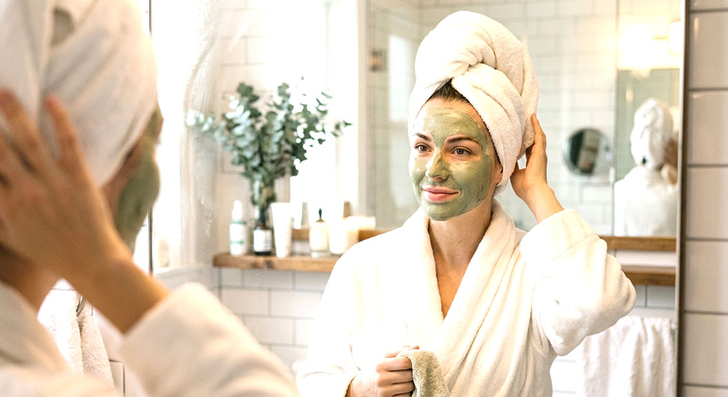 Skin and beauty in Bundaberg region Chitchat newsaper woman with face mask
