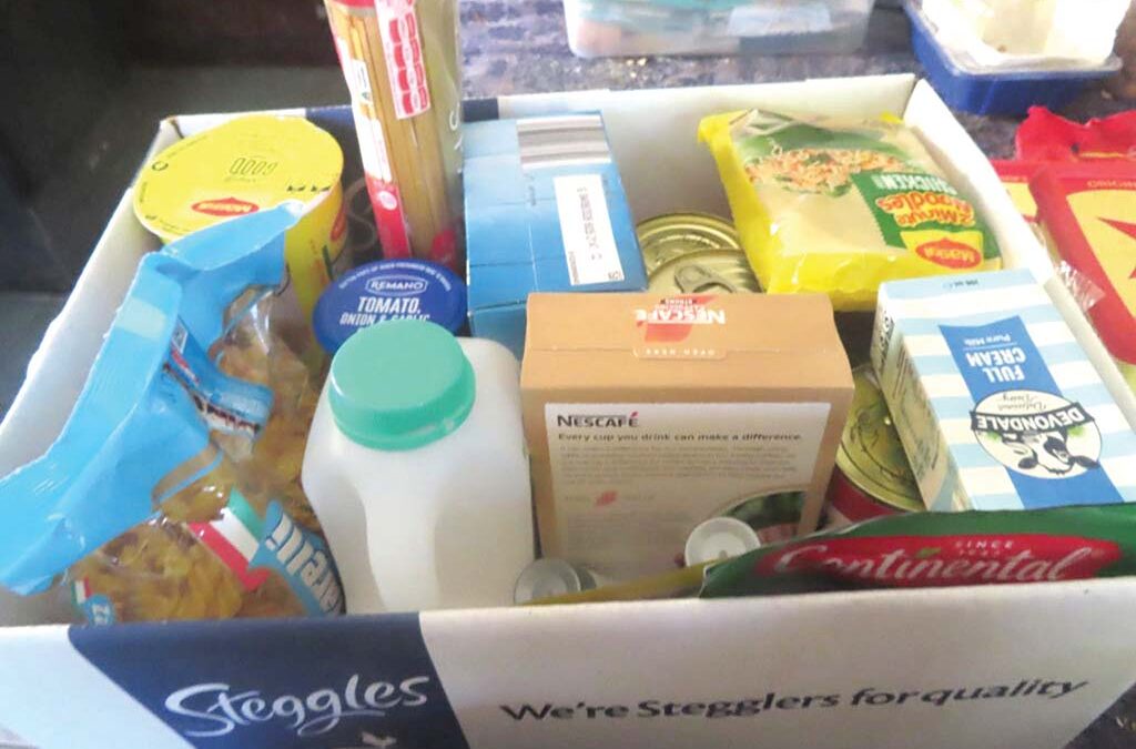 The Little Free Community Pantry in Agnes Water box of groceries