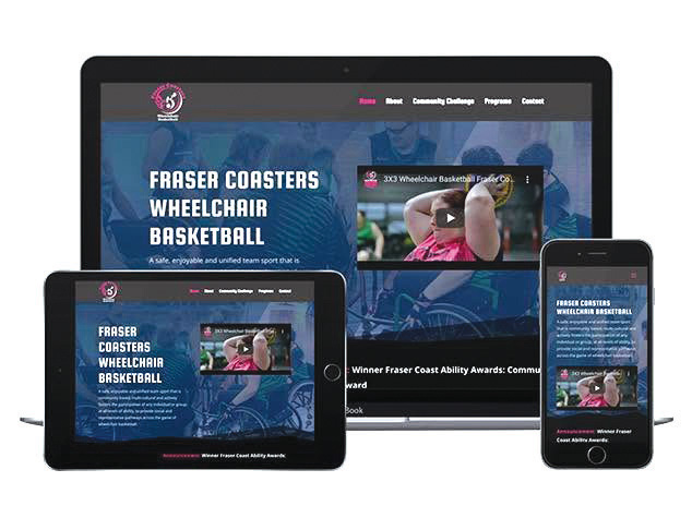 Building a website in Bundaberg Qld Fraser coasters website