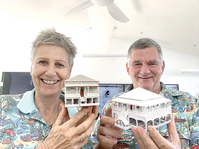 Local Bargara couple Richard and Patsy Brown take some of Queensland's most recognisable architecture and recreate it in miniature.