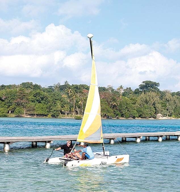 Sailing in Vanuatu with Chitchat Newspaper